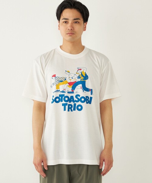 Tシャツ・カットソー MARGARIN FINGERS UNICORN T-SHIRT 5BNY524 セール】SHIPS Colors:BRING (TM) コラボ プリント Tシャツ（T