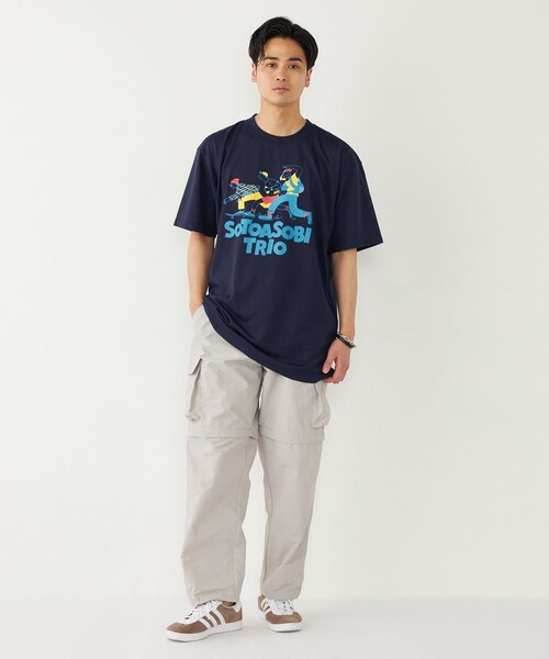 SHIPS Colors(シップス カラーズ)の「SHIPS Colors:BRING (TM) コラボ プリント Tシャツ(Tシャツ/カットソー・メンズ・オフホワイト/ピンク/ネイビー・MEDIUM/LARGE/X-LARGE)」の13枚目の写真