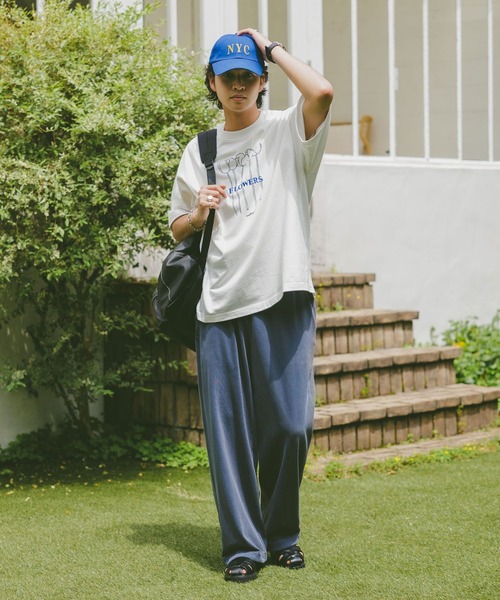 RAGEBLUE（レイジブルー）の「天竺/イージースウェットワイドパンツ（スウェットパンツ・メンズ・ライトグレー/ネイビー/ダークグレー・FREE）」の9枚目の写真