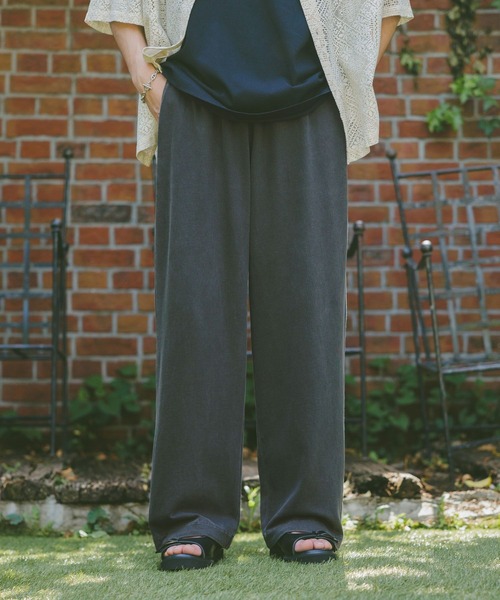 RAGEBLUE（レイジブルー）の「天竺/イージースウェットワイドパンツ（スウェットパンツ・メンズ・ライトグレー/ネイビー/ダークグレー・FREE）」の12枚目の写真