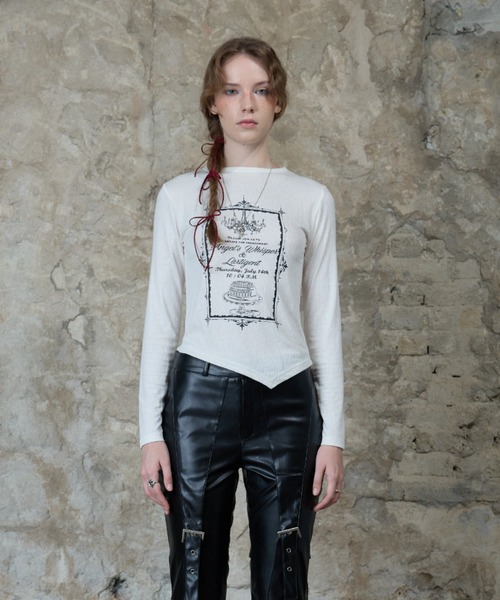 LARTIGENT ♥ L13 INVITATION LONG SLEEVE /追跡付 L13 INVITATION LONG SLEEVE（Tシャツ/カットソー）｜LARTIGENT