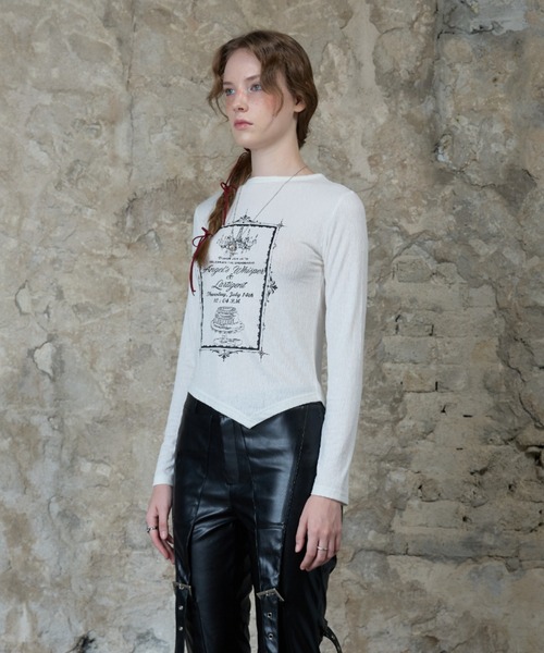 tシャツ L13 INVITATION LONG SLEEVE レディース L13 INVITATION LONG SLEEVE（Tシャツ/カットソー）｜LARTIGENT