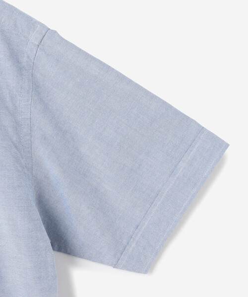 GYMPHLEX(ジムフレックス)の「Gymphlex | コットン ボタンダウン半袖シャツ MEN(シャツ/ブラウス・メンズ・ホワイト/ブルー・L/XL/M)」の7枚目の写真