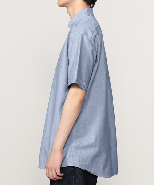 GYMPHLEX(ジムフレックス)の「Gymphlex | コットン ボタンダウン半袖シャツ MEN(シャツ/ブラウス・メンズ・ホワイト/ブルー・L/XL/M)」の14枚目の写真