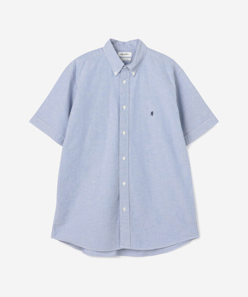 GYMPHLEX(ジムフレックス)の「Gymphlex | コットン ボタンダウン半袖シャツ MEN(シャツ/ブラウス・メンズ・ホワイト/ブルー・L/XL/M)」の3枚目の写真