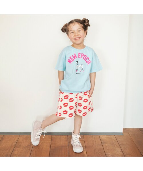 BREEZE(ブリーズ)の「【ジュニア対応】バリエーションTシャツ(Tシャツ/カットソー・キッズ・アイボリー/サックスブルー/ピンク/レッド・80/90/100/110/120/130/140)」の10枚目の写真