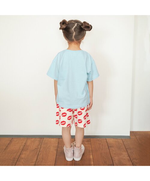 BREEZE(ブリーズ)の「【ジュニア対応】バリエーションTシャツ(Tシャツ/カットソー・キッズ・アイボリー/サックスブルー/ピンク/レッド・80/90/100/110/120/130/140)」の11枚目の写真