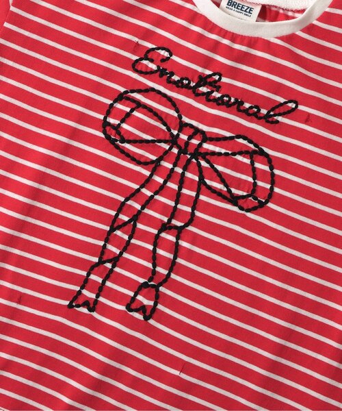 BREEZE(ブリーズ)の「【ジュニア対応】バリエーションTシャツ(Tシャツ/カットソー・キッズ・アイボリー/サックスブルー/ピンク/レッド・80/90/100/110/120/130/140)」の14枚目の写真