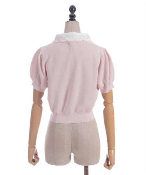 tシャツ ジャガードロゴレースニット レディース ジャガードロゴレースニット（Tシャツ/カットソー）｜FickleBebe