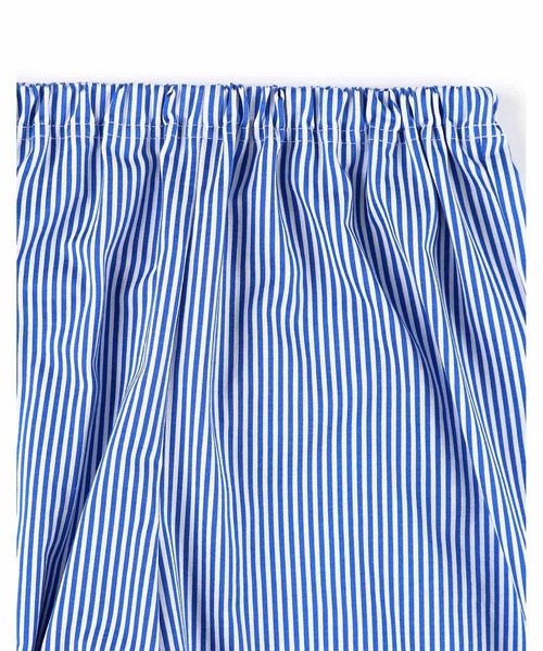 une nana cool(ウンナナクール)の「【綿混】ロンドンストライプ半袖パジャマ MADE WITH LIBERTY FABRIC(ルームウェア/パジャマ・レディース・サックスブルー/グレー/ブルー・M/L)」の8枚目の写真