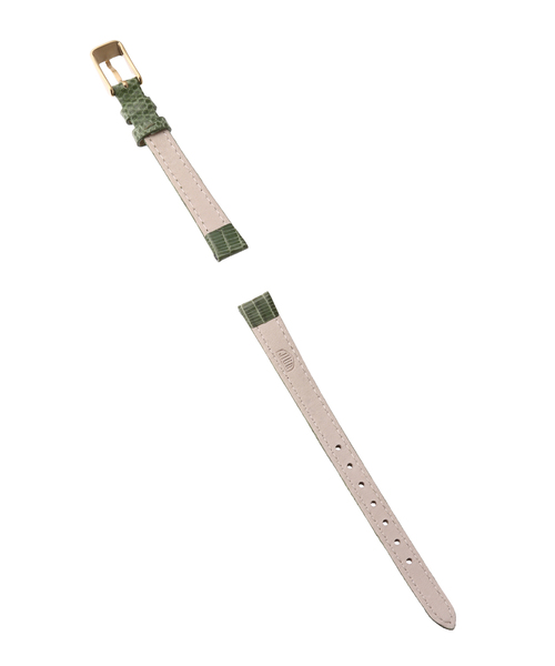 HIROB(ヒロブ)の「lizard leather belt 10mm Green(その他・レディース・グリーン・FREE)」の2枚目の写真
