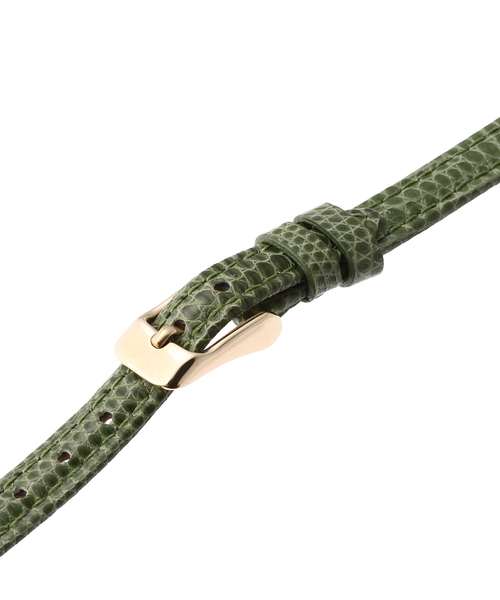 HIROB(ヒロブ)の「lizard leather belt 10mm Green(その他・レディース・グリーン・FREE)」の3枚目の写真