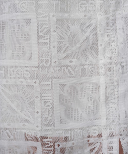 THINGS THAT MATTER（シングス ザット マター）の「THIRD EYE(i) LACE SKIRT/ サードアイレーススカート（スカート・レディース・ホワイト/ブラック・1/2）」の5枚目の写真