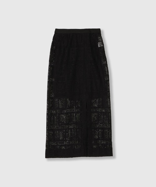 THINGS THAT MATTER（シングス ザット マター）の「THIRD EYE(i) LACE SKIRT/ サードアイレーススカート（スカート・レディース・ホワイト/ブラック・1/2）」の14枚目の写真