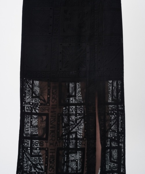 THINGS THAT MATTER（シングス ザット マター）の「THIRD EYE(i) LACE SKIRT/ サードアイレーススカート（スカート・レディース・ホワイト/ブラック・1/2）」の18枚目の写真