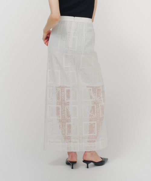 THINGS THAT MATTER(シングス ザット マター)の「THIRD EYE(i) LACE SKIRT/ サードアイレーススカート(スカート・レディース・ホワイト/ブラック・1/2)」の19枚目の写真