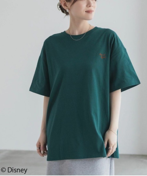 わんわん物語 レディ スキャンプ さがら 刺繍 半袖 tシャツ お揃い 双子 M Disney わんわん物語 レディー＆トランプ / サガラ刺繍Tシャツ