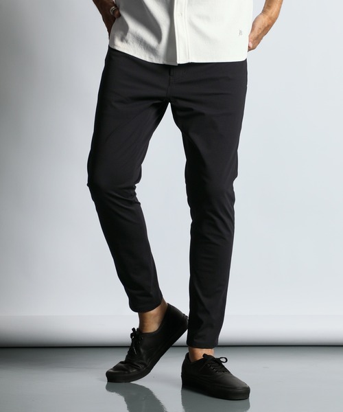 The DUFFER of ST.GEORGE（ザダファーオブセントジョージ）の「[360° THE CIRCLE STRETCH] BY WONDER SHAPE：セットアップ ライトピケジャージ素材 5PKスリムパンツ（その他パンツ・メンズ・ブラック/ネイビー・SMALL/MEDIUM/LARGE/X-LARGE）」の3枚目の写真