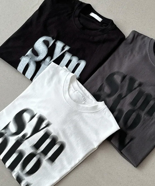 VIVID LADY（ビビッドレディー）の「文字プリント 半袖Tシャツ（Tシャツ/カットソー・レディース・アイボリー/ブラック/チャコールグレー・FREE）」の17枚目の写真