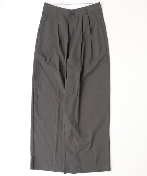 FREE STYLISTS(フリー スタイリスト)の「YUGA_YGMC High waist tuck wide pants(その他パンツ・レディース・グレー/カーキ・M/S)」の6枚目の写真