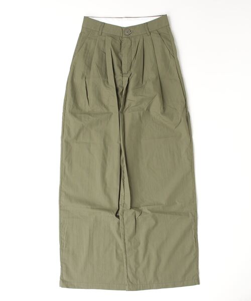 FREE STYLISTS(フリー スタイリスト)の「YUGA_YGMC High waist tuck wide pants(その他パンツ・レディース・グレー/カーキ・M/S)」の5枚目の写真