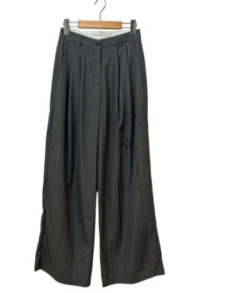 FREE STYLISTS(フリー スタイリスト)の「YUGA_YGMC High waist tuck wide pants(その他パンツ・レディース・グレー/カーキ・M/S)」の7枚目の写真