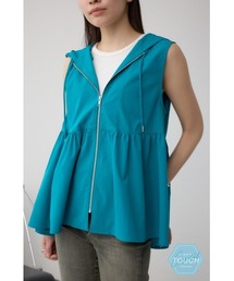 AZUL by moussy | C/T撥水フード付ジップベスト(ベスト)