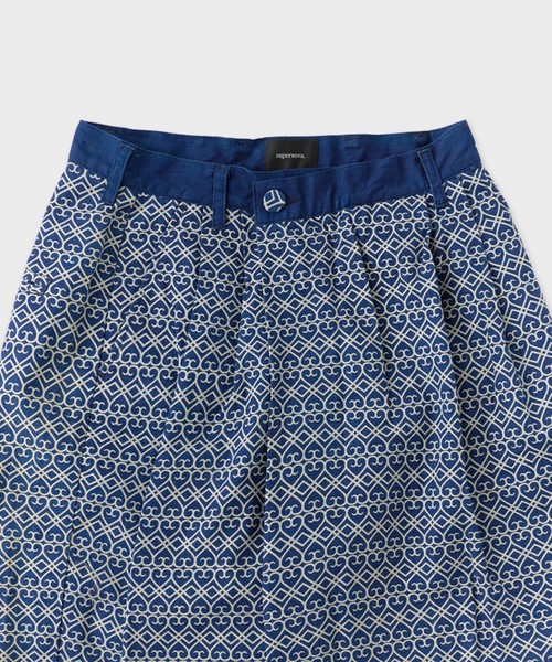 superNova.（スーパーノヴァ）の「superNova./スーパーノヴァ Wrap Short-Indigo Tribal ショーツ 夏服（その他パンツ・メンズ・ブルー・S）」の7枚目の写真