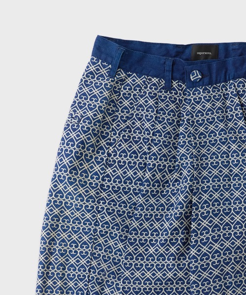 superNova.（スーパーノヴァ）の「superNova./スーパーノヴァ Wrap Short-Indigo Tribal ショーツ 夏服（その他パンツ・メンズ・ブルー・S）」の8枚目の写真