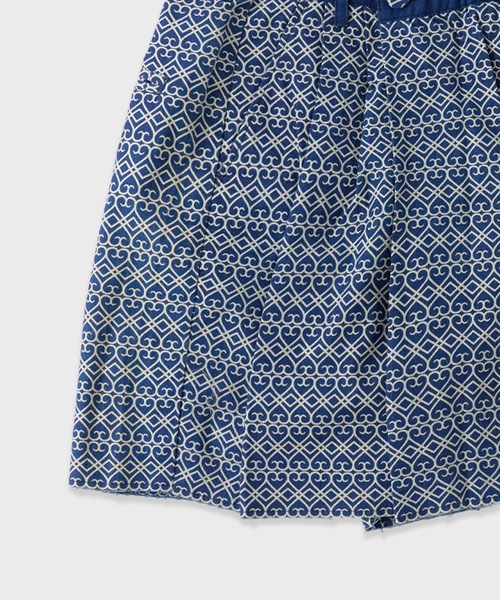 superNova.（スーパーノヴァ）の「superNova./スーパーノヴァ Wrap Short-Indigo Tribal ショーツ 夏服（その他パンツ・メンズ・ブルー・S）」の9枚目の写真
