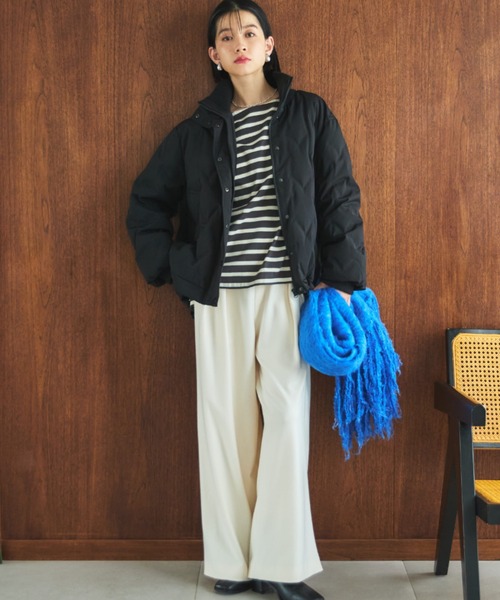 新色追加】スタンドキルティングダウン（ダウンジャケット/コート