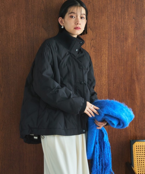新色追加】スタンドキルティングダウン（ダウンジャケット/コート