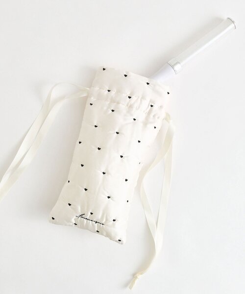 OLIVE des OLIVE（オリーブデオリーブ）の「【大容量】Aimerianejoie総柄刺繍入りペンライトケース（ポーチ・レディース・ピンク/アイボリー/ブラック・FREE）」の10枚目の写真