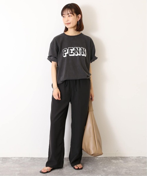 SLOBE IENA(スローブイエナ)の「《追加2》フィブリルリラックスパンツ(その他パンツ・レディース・ブラック/ブラウン・38/40)」の9枚目の写真