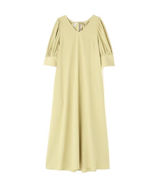 NATURAL BEAUTY BASIC(ナチュラルビューティーベーシック)の「◇バックリボンリラクシーワンピース(ワンピース・レディース・ブラック/ブラウン/ライトグリーン・MEDIUM/P/S)」の12枚目の写真