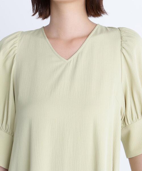 NATURAL BEAUTY BASIC(ナチュラルビューティーベーシック)の「◇バックリボンリラクシーワンピース(ワンピース・レディース・ブラック/ブラウン/ライトグリーン・MEDIUM/P/S)」の22枚目の写真