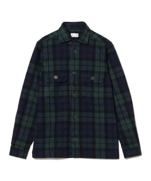 別注】GUY ROVER / 2ポケット ブラックウォッチ シャツブルゾン