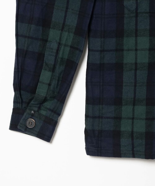 美品 GUY ROVER 2ポケット ソリッド シャツブルゾン 長袖　黒 Brilla per il gusto（ブリッラ ペル イル グスト）【別注】GUY ROVER