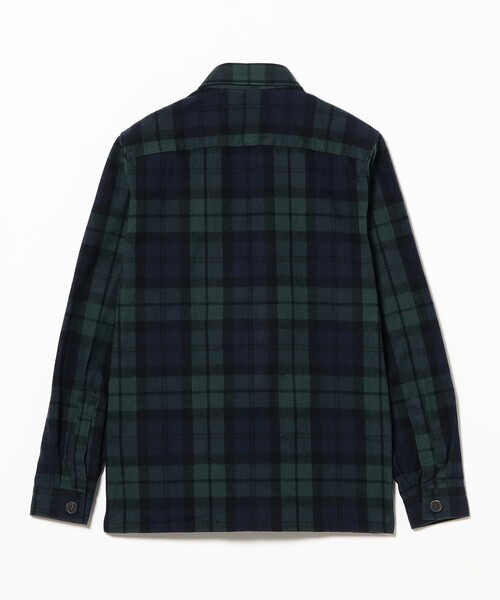 美品 GUY ROVER 2ポケット ソリッド シャツブルゾン 長袖　黒 別注】GUY ROVER / 2ポケット ソリッド シャツブルゾン（ブルゾン