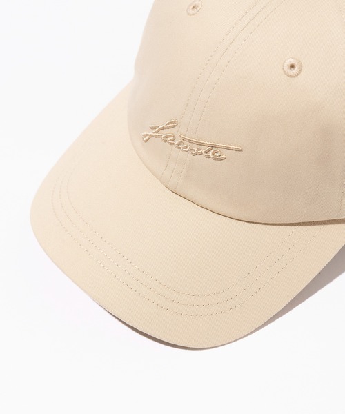 LACOSTE(ラコステ)の「【LACOSTE】EMB CAP CBS(キャップ・メンズ・ネイビー/ベージュ/ブラック・FREE)」の7枚目の写真