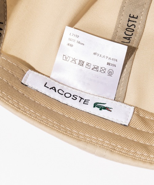 LACOSTE(ラコステ)の「【LACOSTE】EMB CAP CBS(キャップ・メンズ・ネイビー/ベージュ/ブラック・FREE)」の10枚目の写真