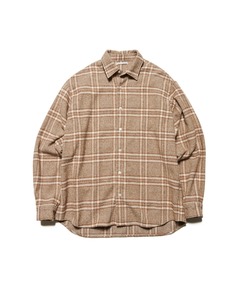 GRANCY】Shirring Design Bleach Check Shirt / シャーリングデザイン