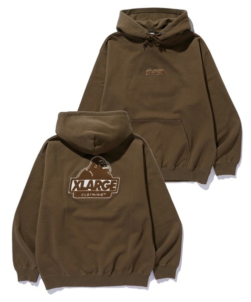 yページ SLANTED OG ZIP HOODED SWEATSHIRT（パーカー）｜XLARGE