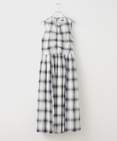 新品　MII COLLECTION ミーコレクション　ワンピース　M MII COLLECTION/ミーコレクション】Vカラーワンピース ｜ハウス