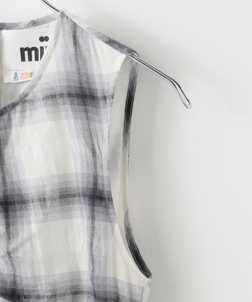 mii（ミー）の「【Mii / ミイ】HAND WOVEN SLEEVELESS LONG DR（ワンピース・レディース・ブラック・SMALL）」の3枚目の写真