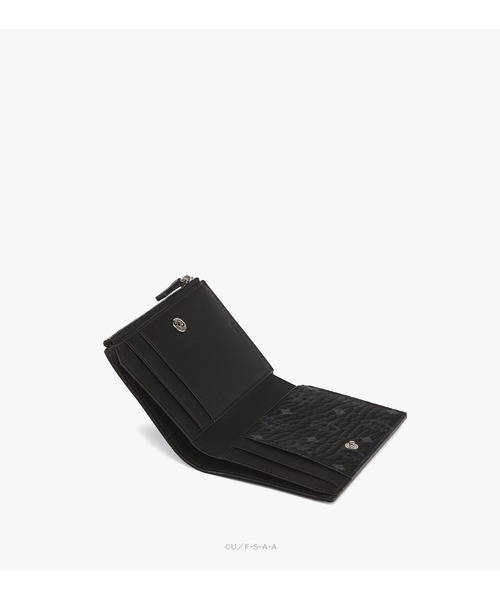 MCM（エムシーエム）の「【MCM×クレヨンしんちゃん】Aren スモール ウォレット（財布・メンズ・ブラック・ONE SIZE）」の3枚目の写真