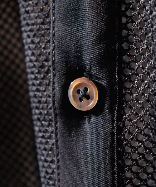 REGIEVO(レジエボ)の「レイヤードシャツ(シャツ/ブラウス・メンズ・ブラック・M/L)」の11枚目の写真