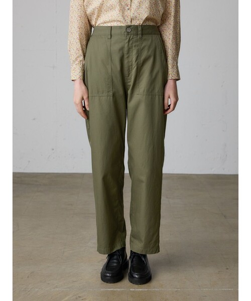 MidiUmi(ミディウミ)の「MidiUmi ベイカーストレートパンツ(その他パンツ・レディース・カーキ/ブラック・FREE)」の9枚目の写真