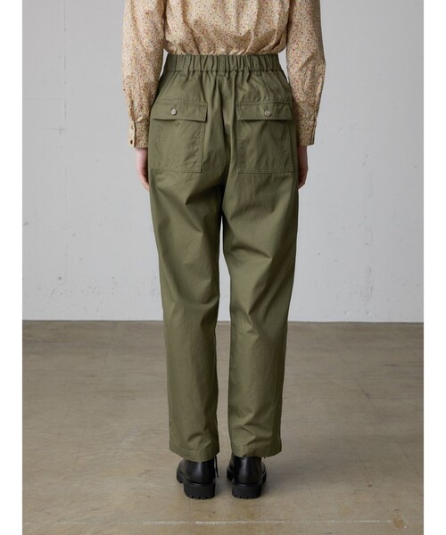MidiUmi(ミディウミ)の「MidiUmi ベイカーストレートパンツ(その他パンツ・レディース・カーキ/ブラック・FREE)」の12枚目の写真