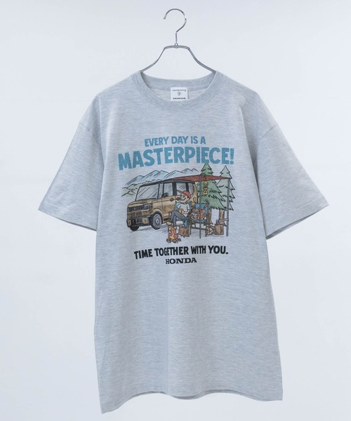 JOHN'S CLOSET（ジョンズクローゼット）の「【NV】〔HONDA/ホンダ〕アソートイラスト プリントTシャツ（Tシャツ/カットソー・メンズ・グレー系4/グレー系5/ホワイト系4/ホワイト系6/グレー系1/グレー系6/ホワイト系3/ホワイト系5/ホワイト系1/ホワイト系2/グレー系2/グレー系3・LARGE/X-LARGE/MEDIUM）」の7枚目の写真